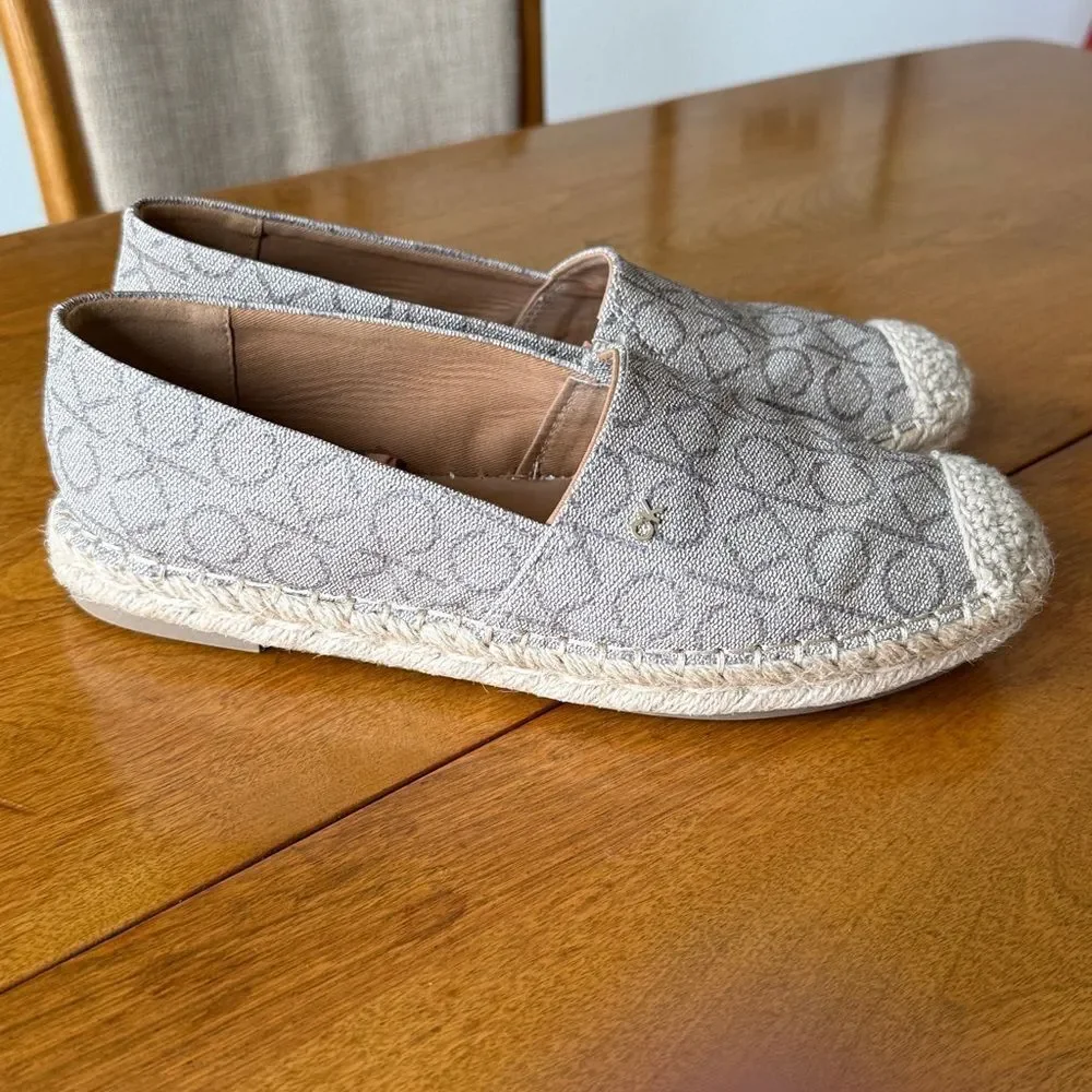 Calcin Klein espadrille flats